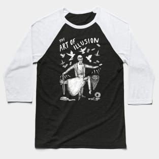 The Art of Illusion - White Baseball T-Shirt